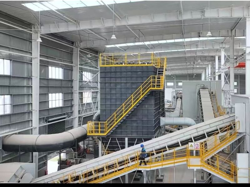 high temperature baghouse dust collector for hot flue gas and industrial exhaust filtration