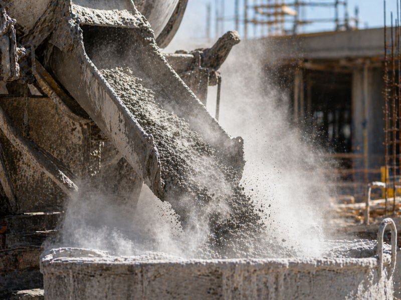 Dust collection system in cement plant and construction site