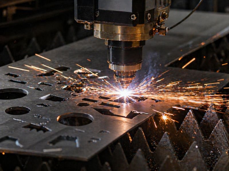 Laser cutting and metal processing dust extraction system