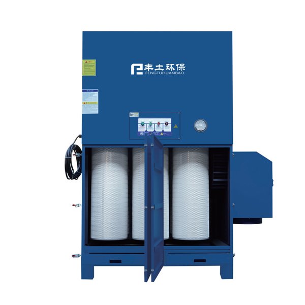 Portable cartridge dust collector for industrial workshop dust removal