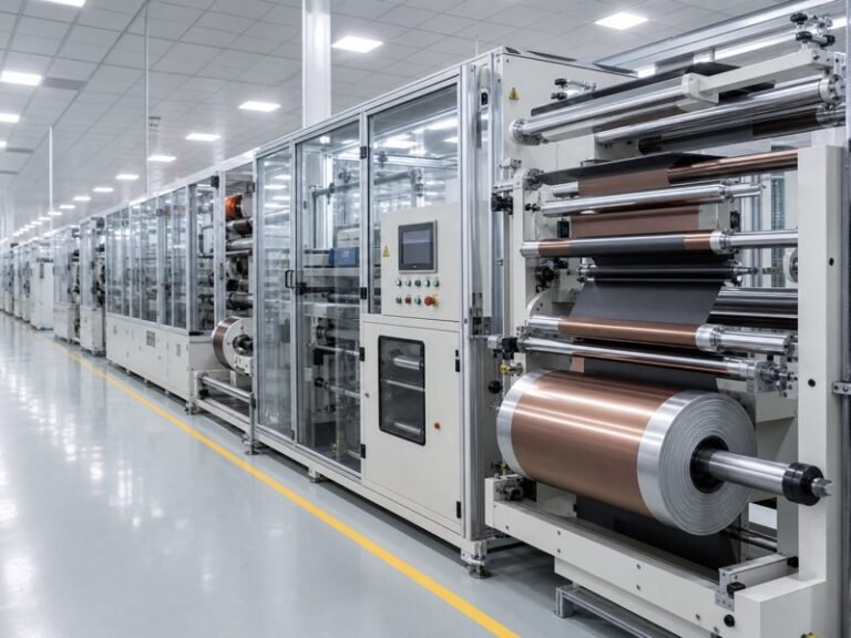 Lithium battery electrode manufacturing production line
