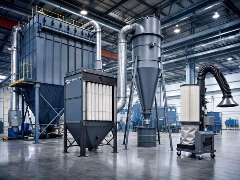 Industrial dust collector equipment from different manufacturers