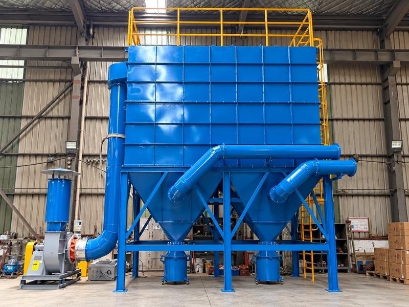 12,000 m³/h industrial baghouse dust collector for a UAE project
