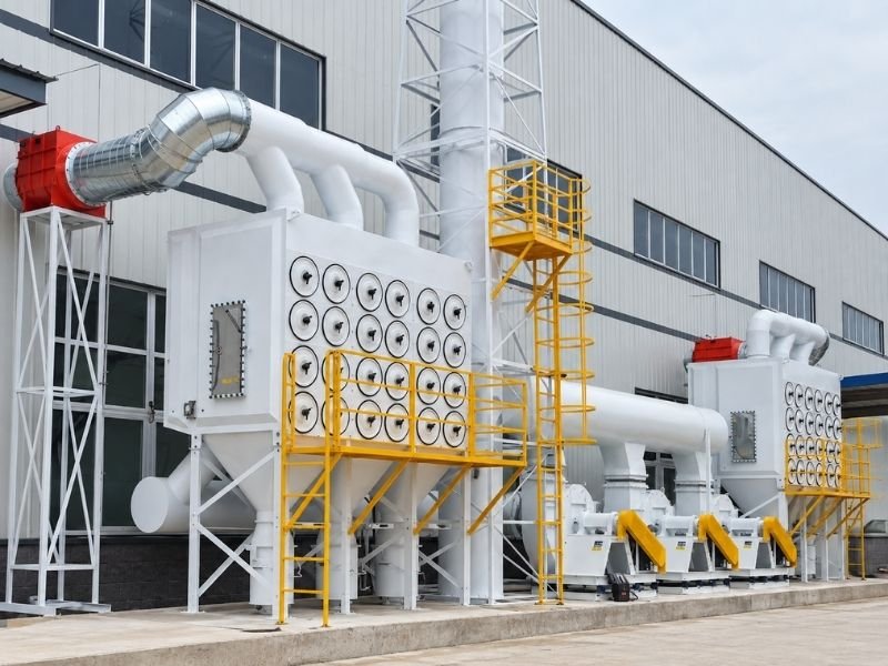 Industrial cartridge dust collector system